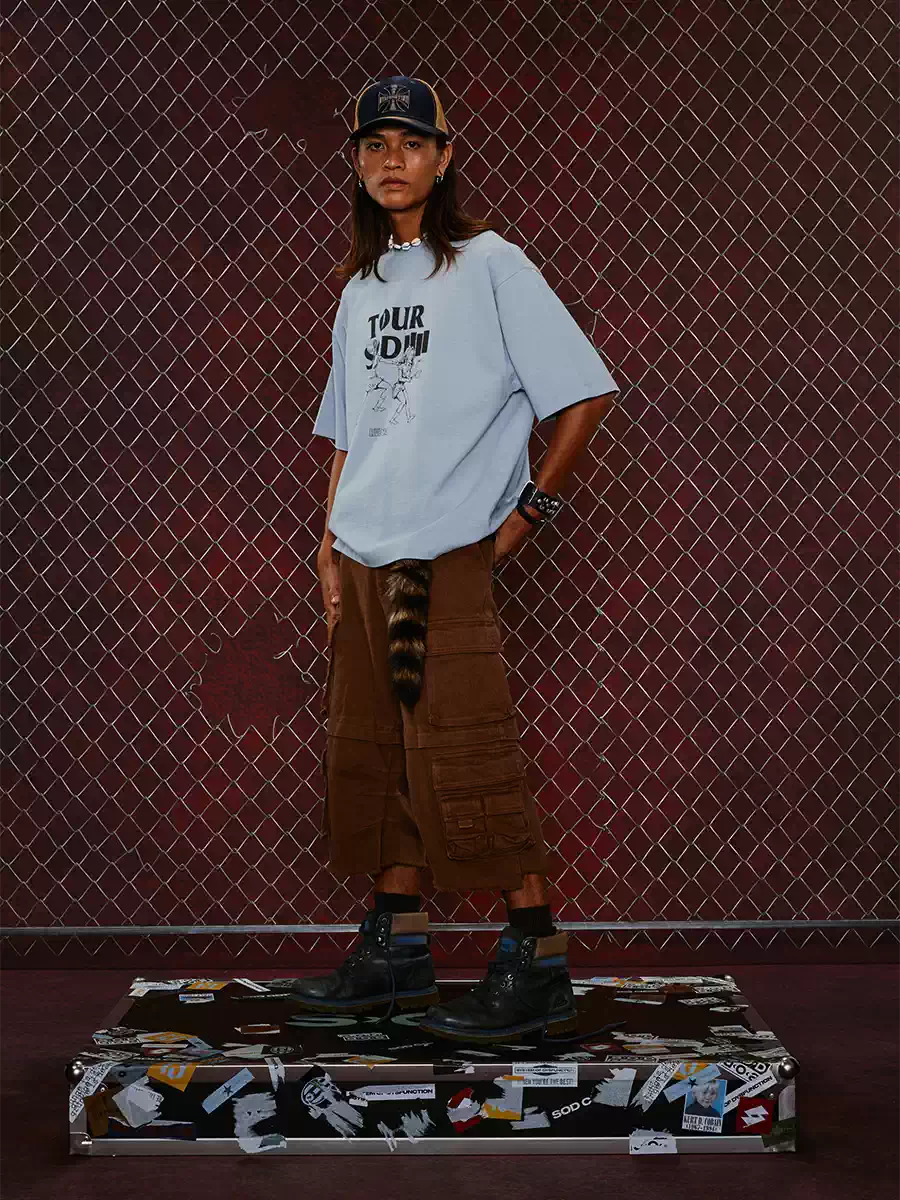 SOD Co. Tour SOD Print Vintage Washed Tee