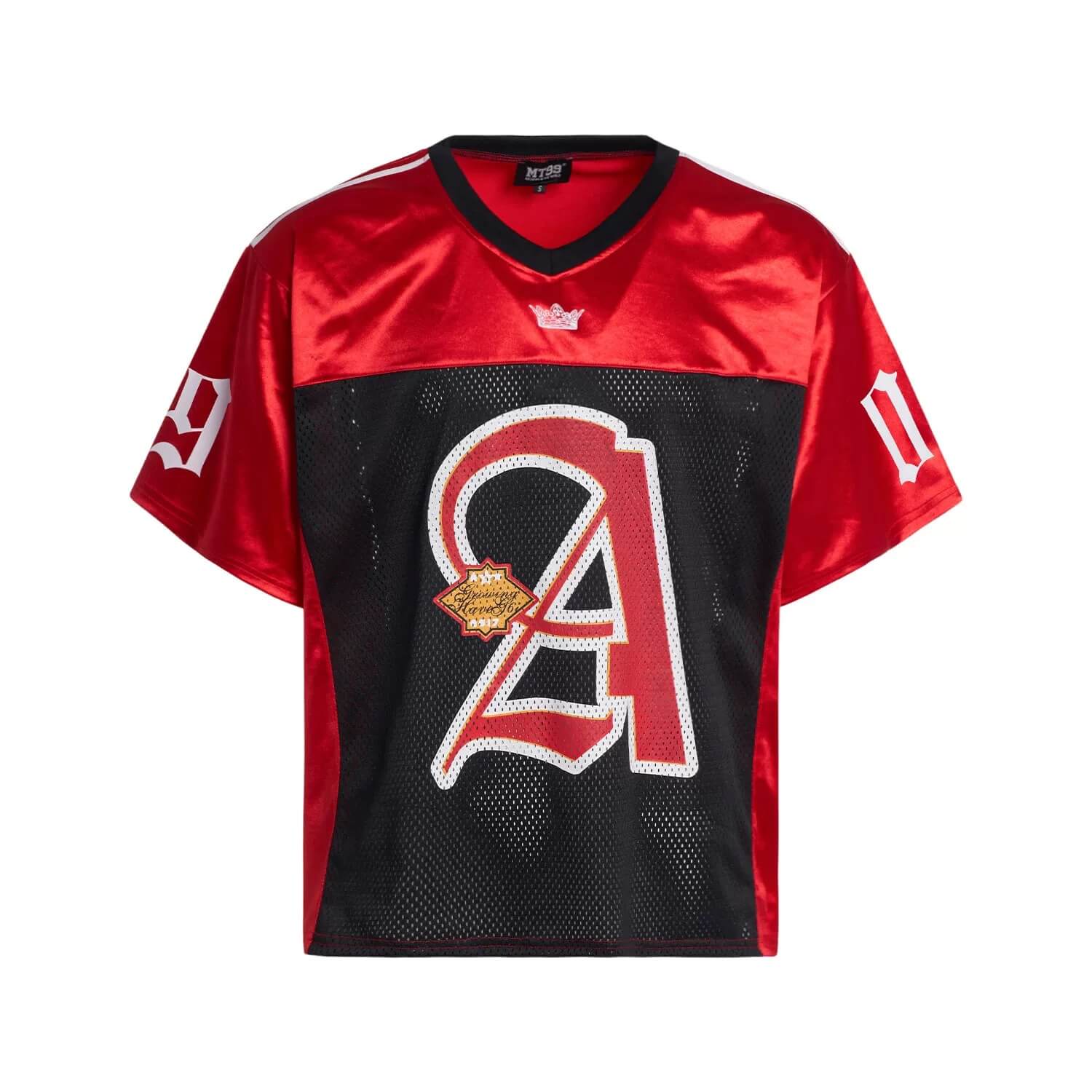F3F Select Big Letter A Color Block Mesh Short Sleeve Jersey