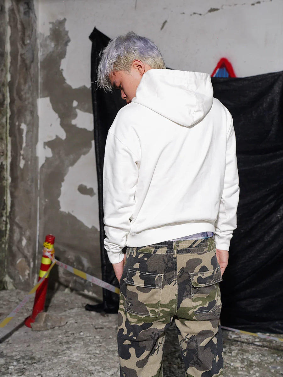 TGFCLUB I LOVE CD Embroidered Hoodie