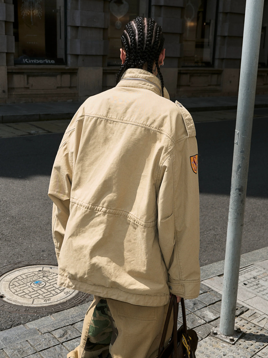 STEEPC Khaki Patch Embroidery M-65 Field Jacket