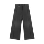 JHYQ 3D Pleated Draped Baggy Suit Pants