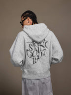 1807 STILLGOING Jacquard Knit Zip Up Hoodie