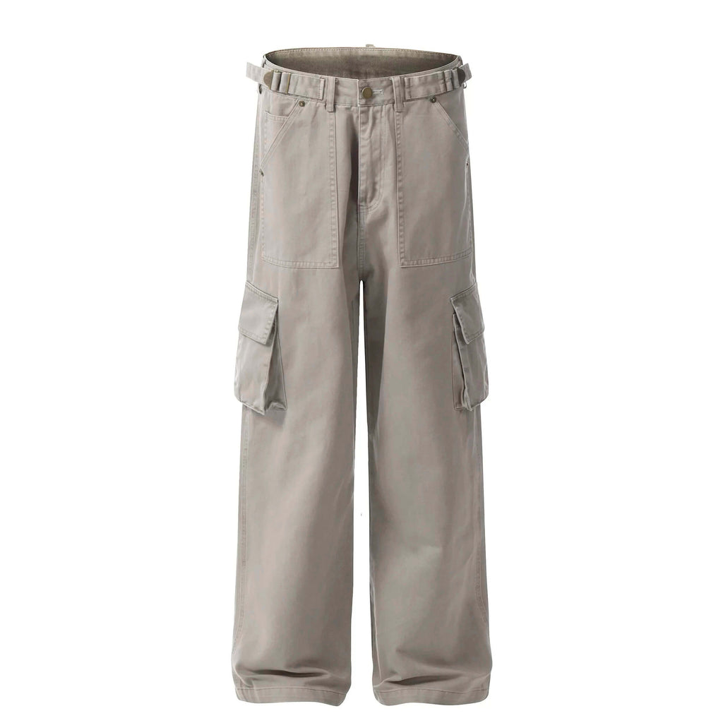 F3F Select Light Gray Utility Cargo Pants