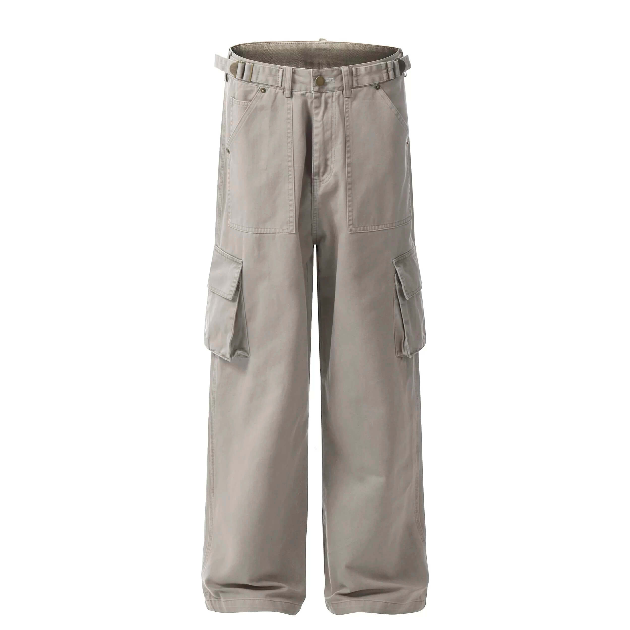 F3F Select Light Gray Utility Cargo Pants