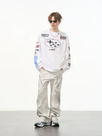 Harsh and Cruel Racing Printed Long Sleeve Tee