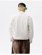 MEDM Plaid Lined Work Jacket