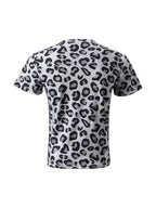 KARMANISTIC Leopard Print Slim Fit Stretch Tee
