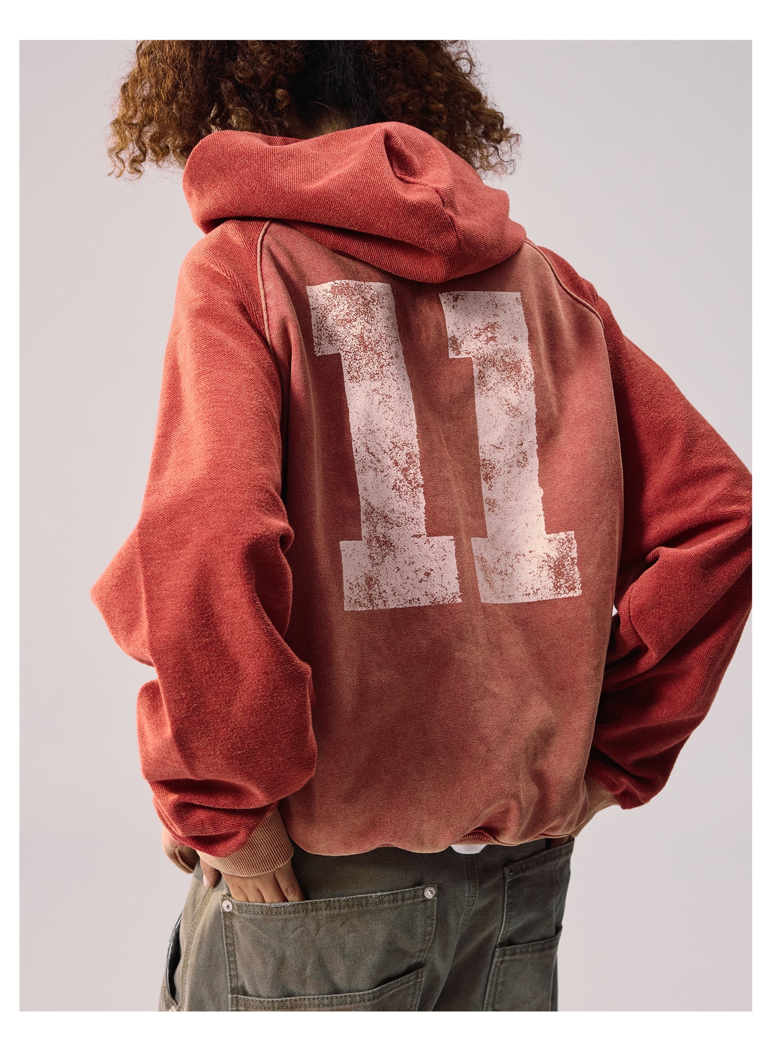 Remedy Washed Reversible Raglan Hoodie