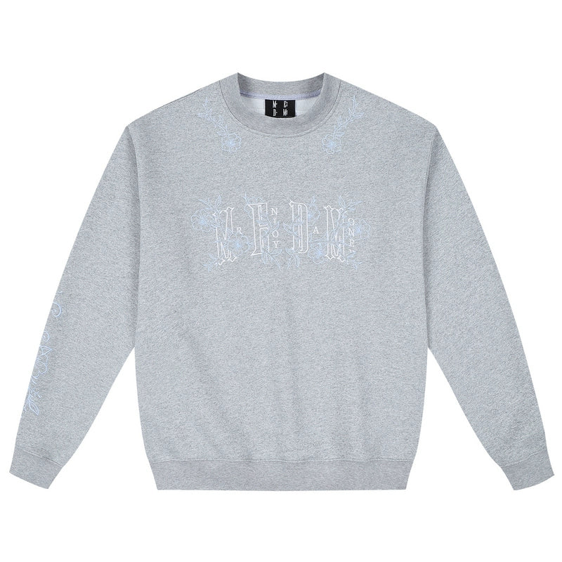 MEDM Floral Logo Embroidered Sweatshirt