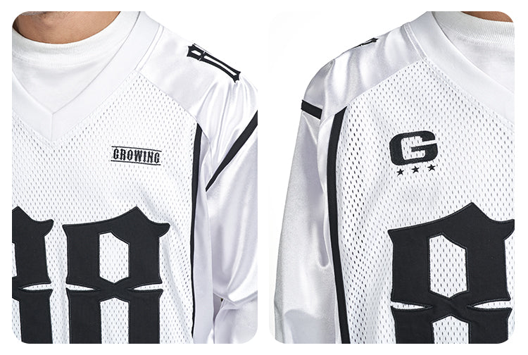 F3F Select 88 Numbered Mesh Long Sleeve Hockey Jersey