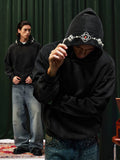YADcrew Pearl Hood Washed Distressed Hoodie