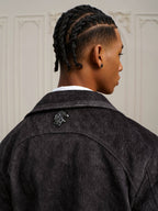 YADcrew Faux Horsehair Racing Jacket