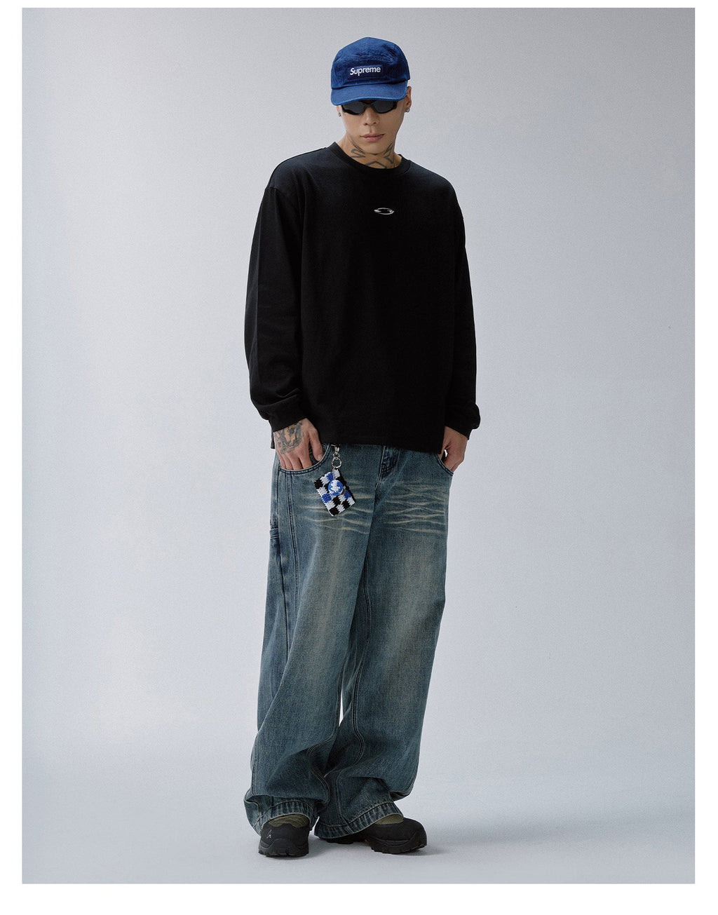 F2CE Metal Logo Basic Long Sleeve Tee