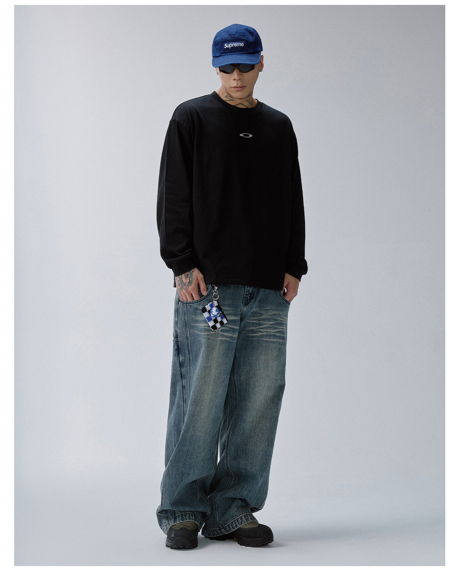 F2CE Metal Logo Basic Long Sleeve Tee