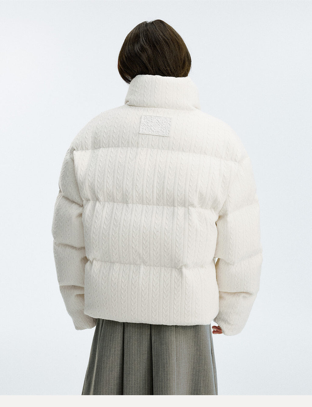 MEDM Cable Knit Down Jacket