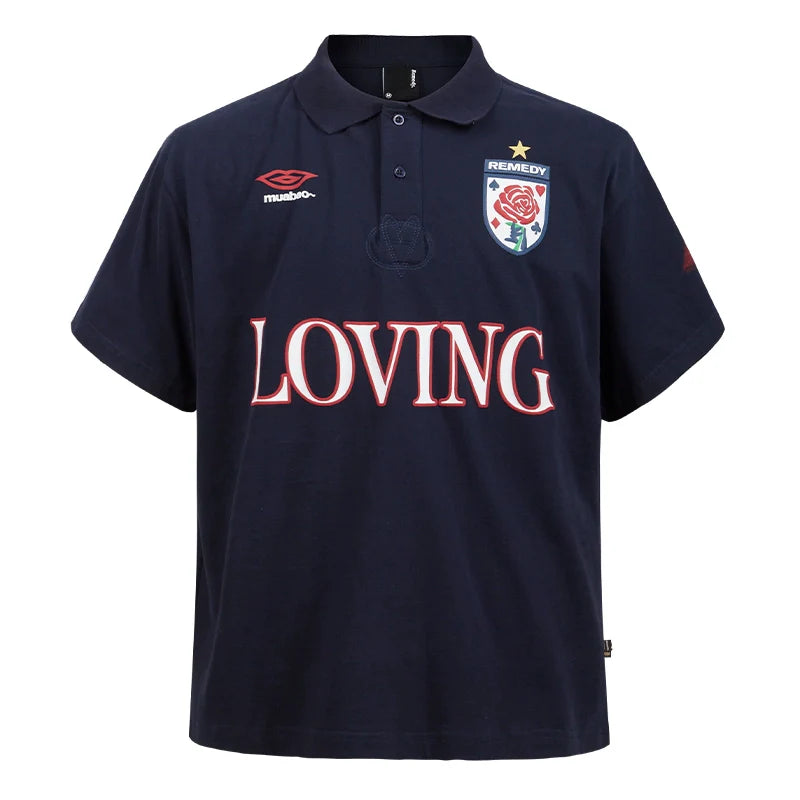 Remedy LOVING Foam Print Polo Shirt