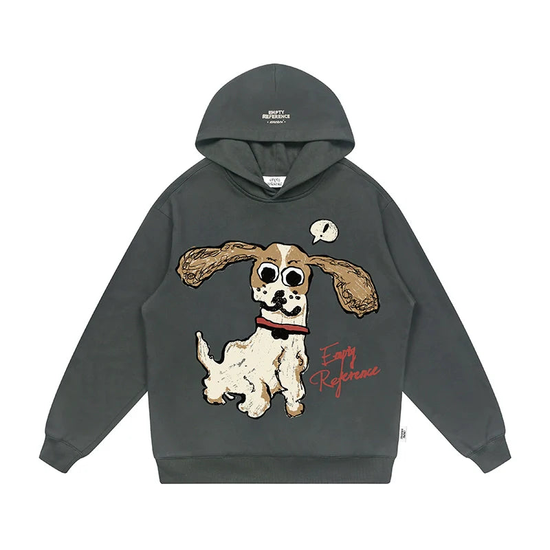 EMPTY REFERENCE Hand Painted Cute Puppy Hoodie