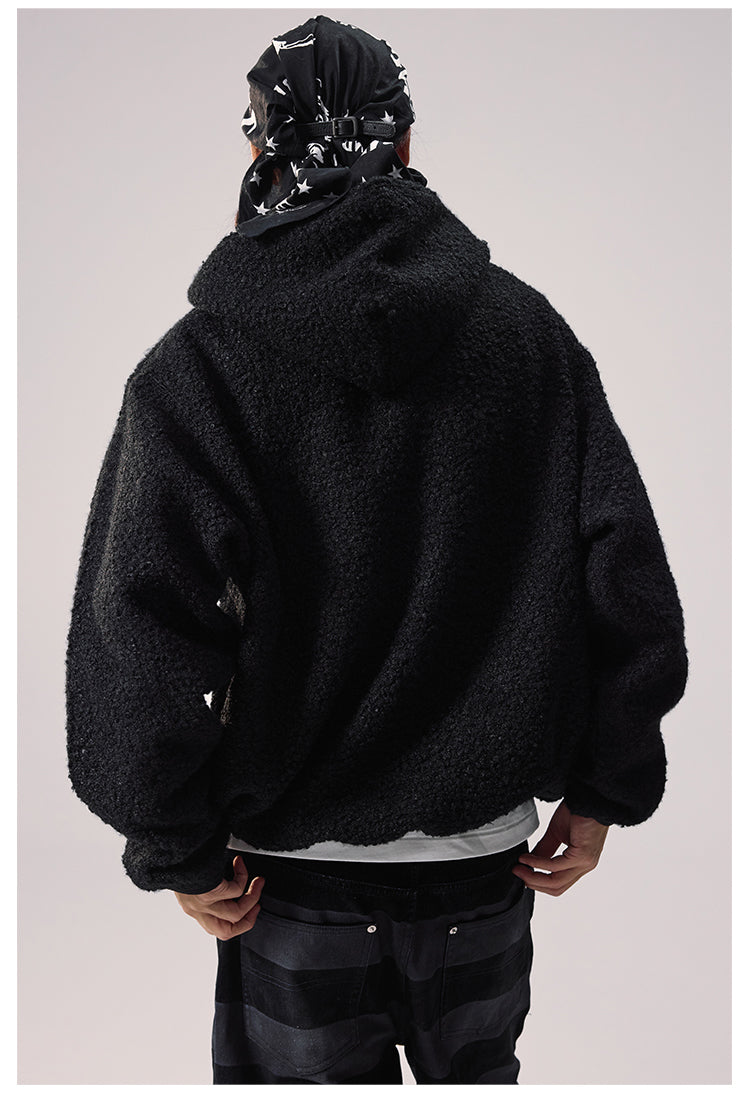 Remedy Sherpa Fleece Half Zip Hoodie