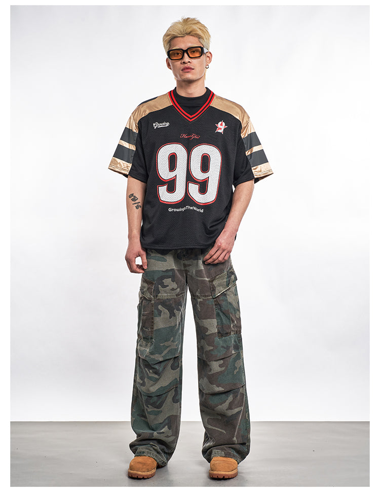 F3F Select Black and Gold 99 Mesh Hockey Jersey