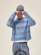 EVILKNIGHT(EK) Gradient Striped Knit Sweater