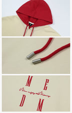 MEDM Layered Look Color Block Hoodie