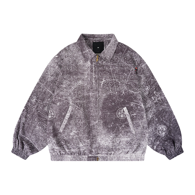 1807 × LABT Original Paisley Full Print Track Jacket