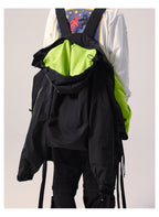 Remedy Backpack Design Hooded Windbreaker Jacket