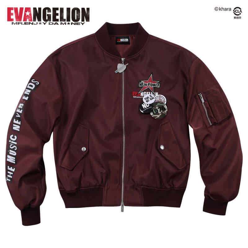 MEDM x EVA NEVER END Character Portraits MA-1 Bomber Jacket