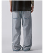 F2CE Inside Out Washed Distressed Ripped Jeans
