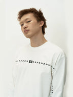 EVILKNIGHT(EK) Basic Arrow Logo Long Sleeve Tee