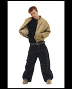 NOVACAM Canvas Puffer Short Work Jacket