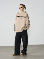 Harsh and Cruel Embroidered Knit Logo Sweater