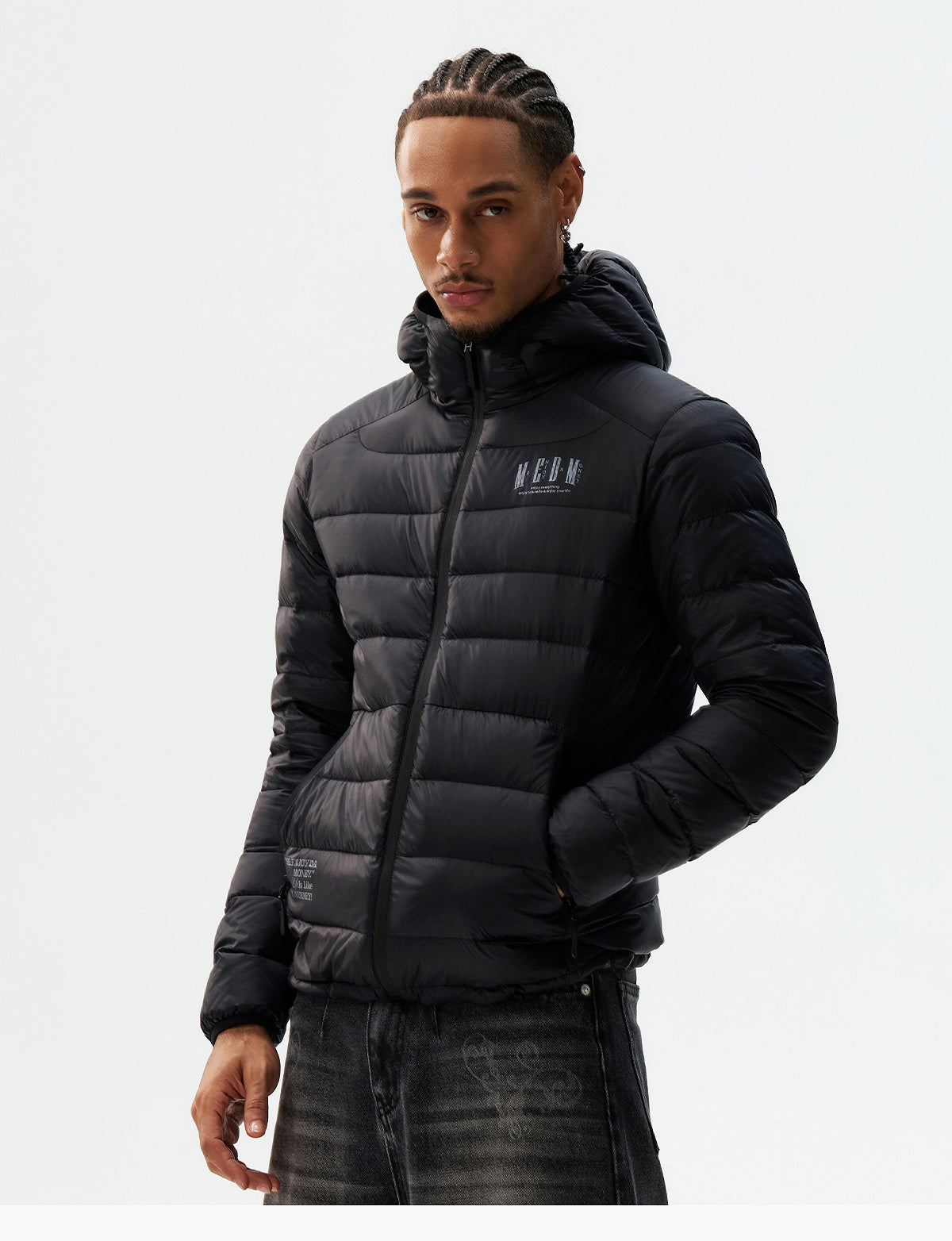 MEDM Waterproof Lightweight Hooded Down Jacket