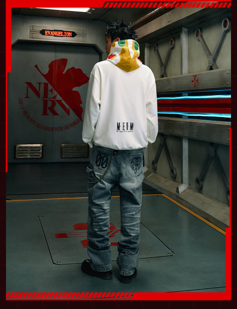 MEDM x EVA Unit-00, Unit-01, Unit-02 Mecha Design Zip-Up Hoodie