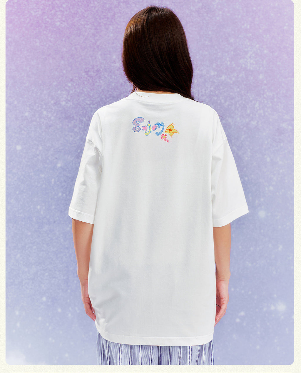 MEDM Graffiti Flower Print Tee