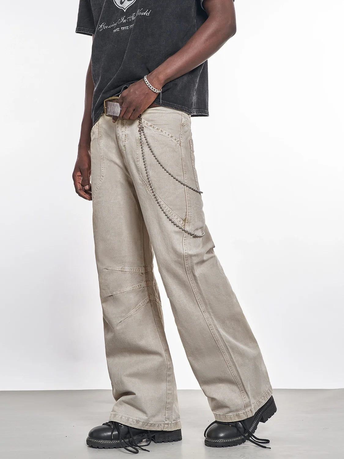 F3F Select 3D Construction Washed Pants