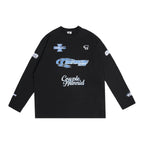 1807 × CH Dragon Head Vintage Printed Long Sleeve Tee