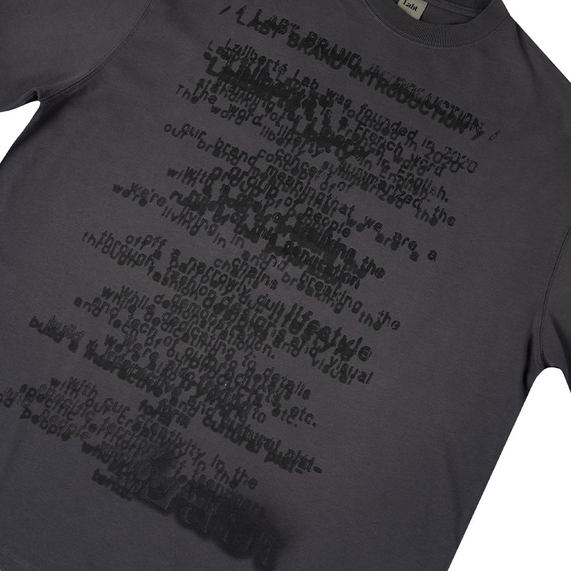 Labt Unreal Letters Print Tee
