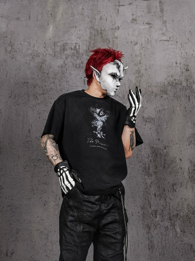 UNDERWATER The Prisoner Washed Distressed Tee