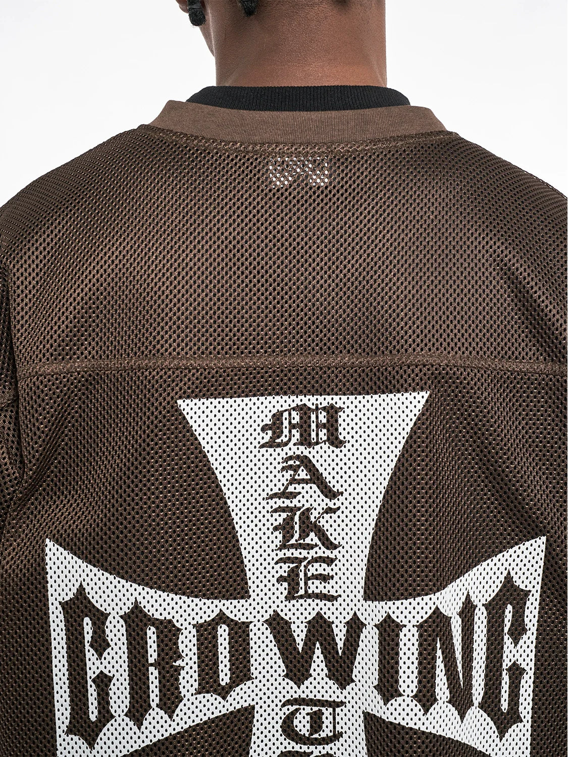 F3F Select Cross Print Mesh Jersey