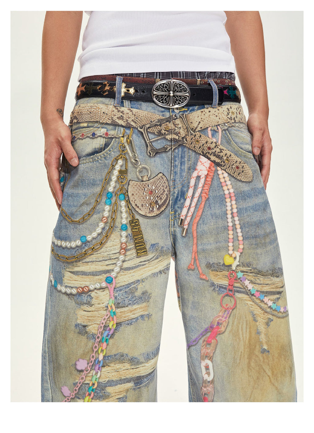 S45 3D Printed Baggy Jeans