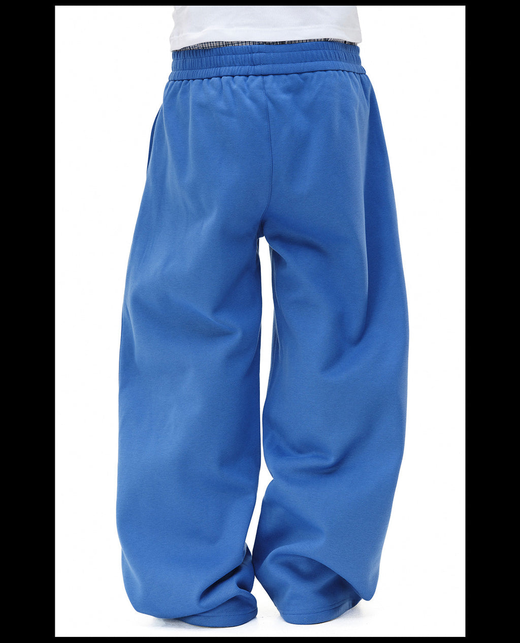 NOVACAM Flocking Print Baggy Sweatpants