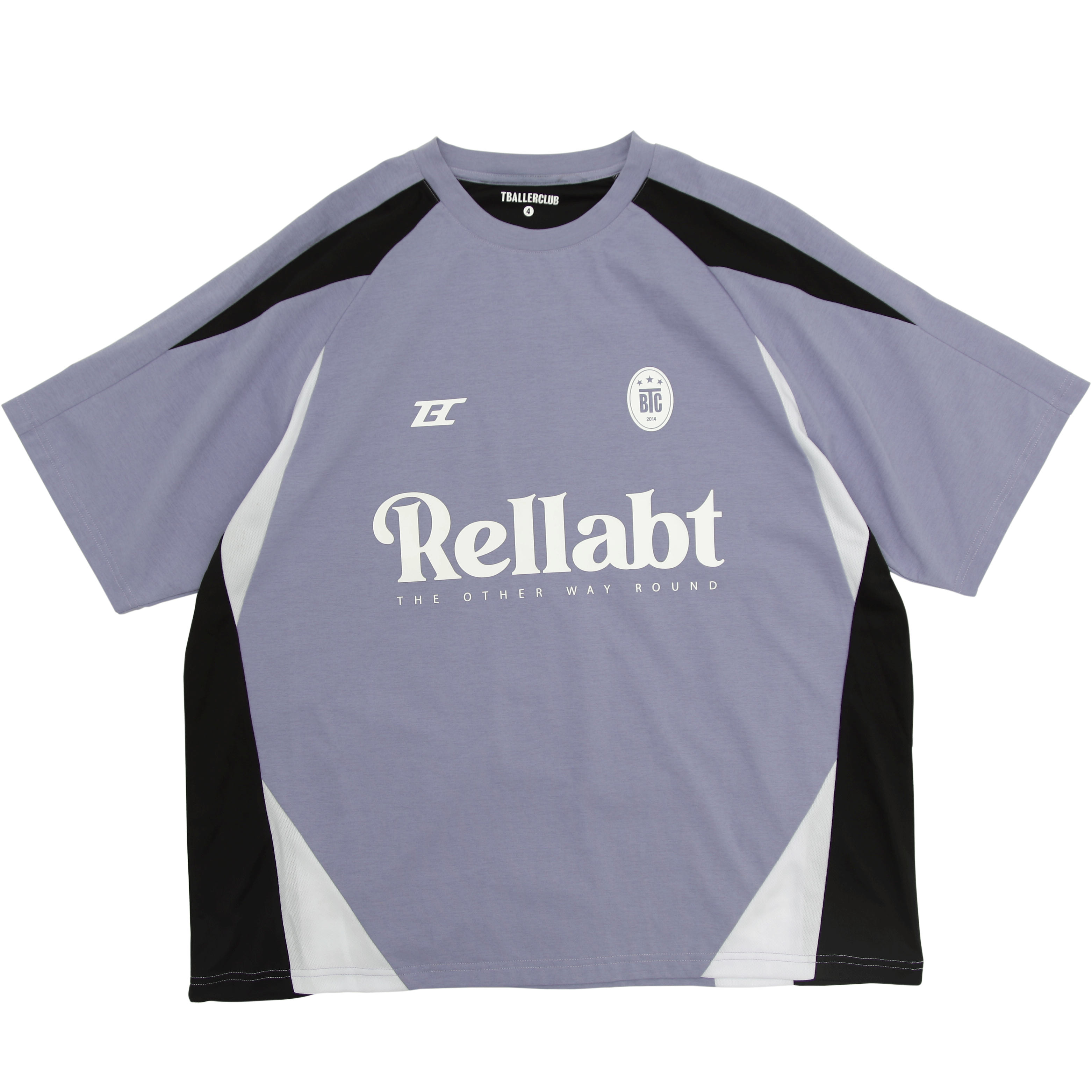 TBALLER Mesh Patchwork Color Blocking Soccer Jersey