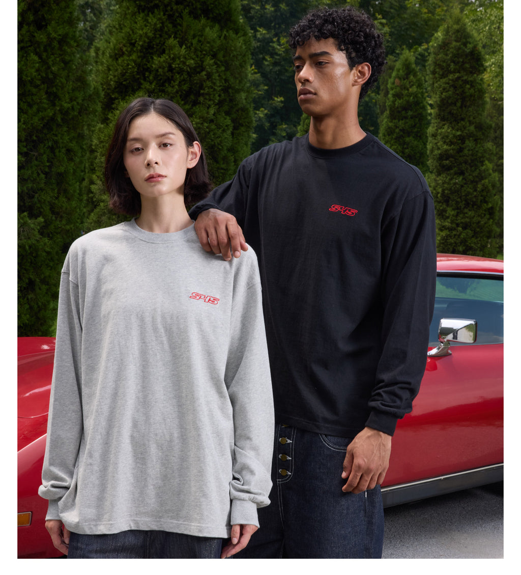 S45 Basic Small Logo Long Sleeve Tee