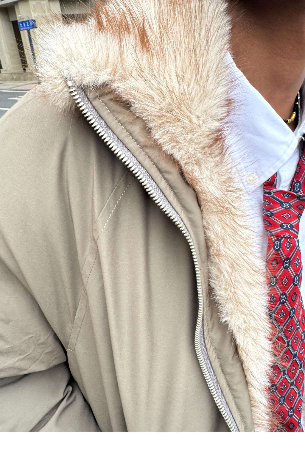 STEEPC Eco Faux Fur Lined Down Jacket