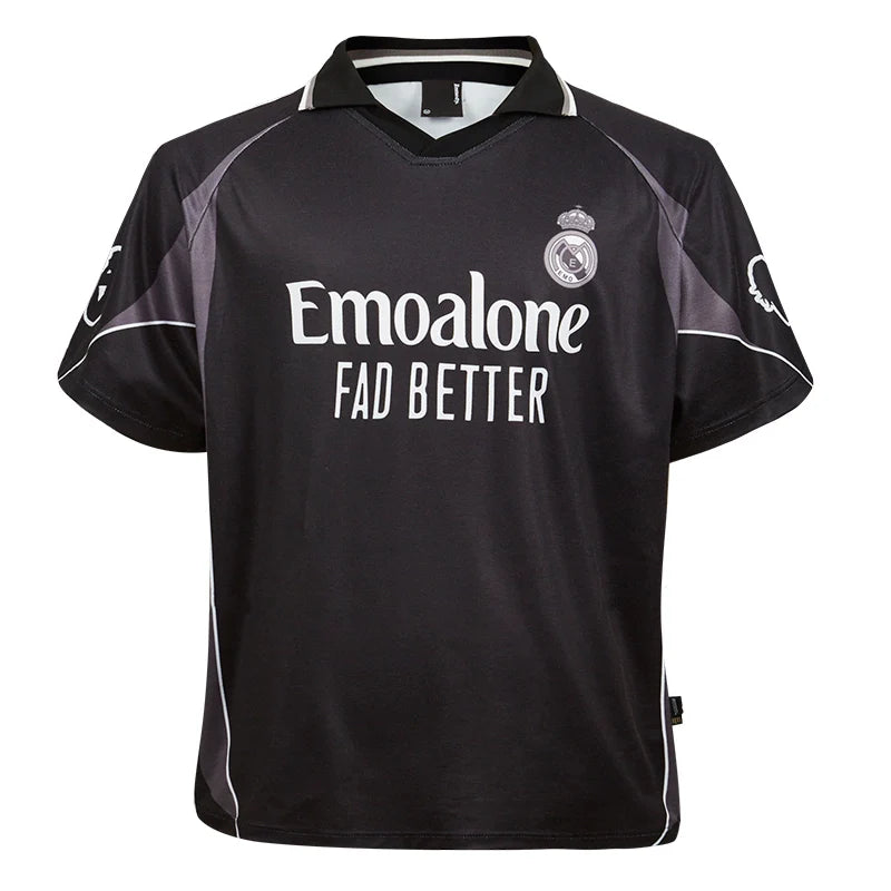 Remedy Emoalone Print Inspired Soccer Jersey Polo Shirt