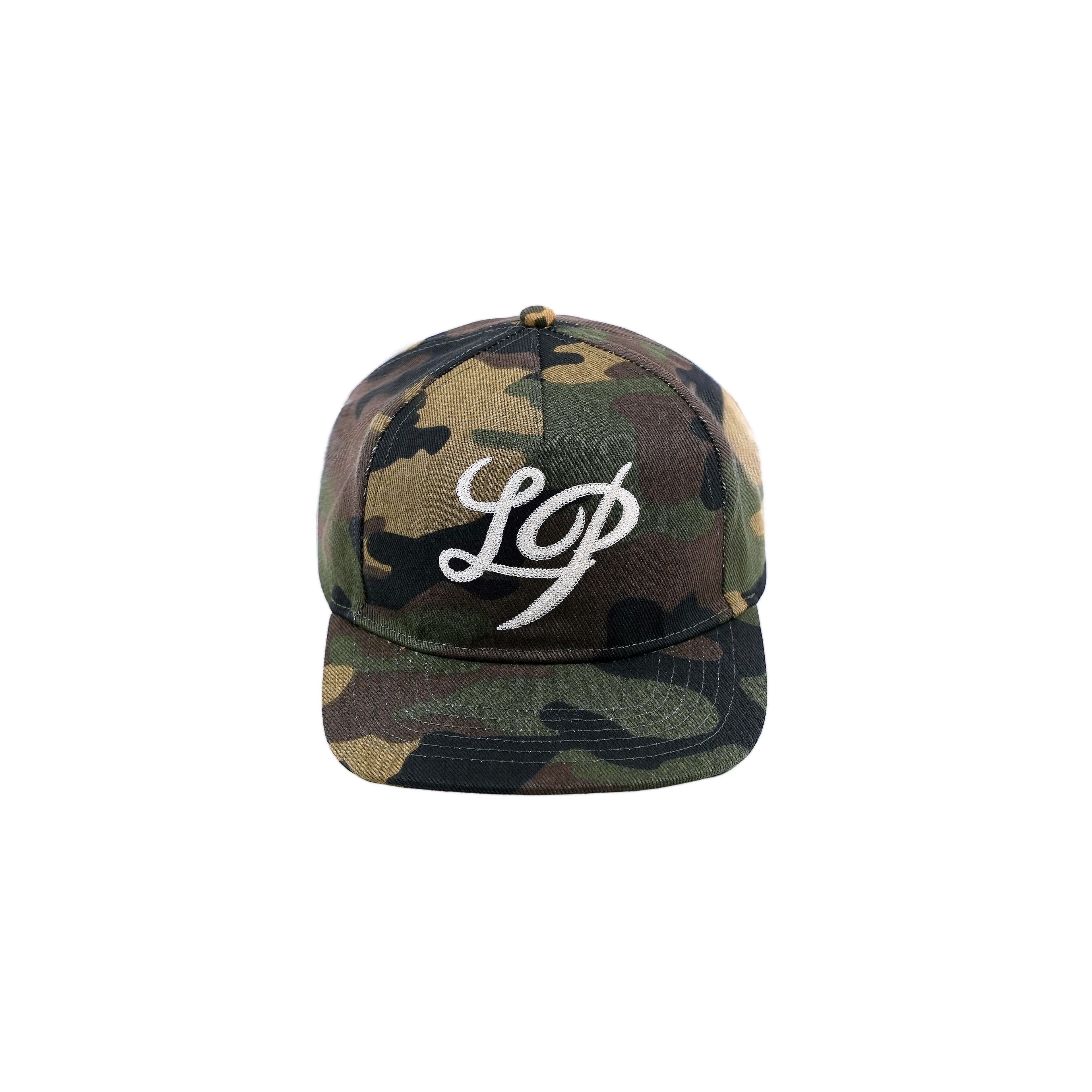 LIBERAFIT Chain Stitch Embroidered Denim Trucker Hat