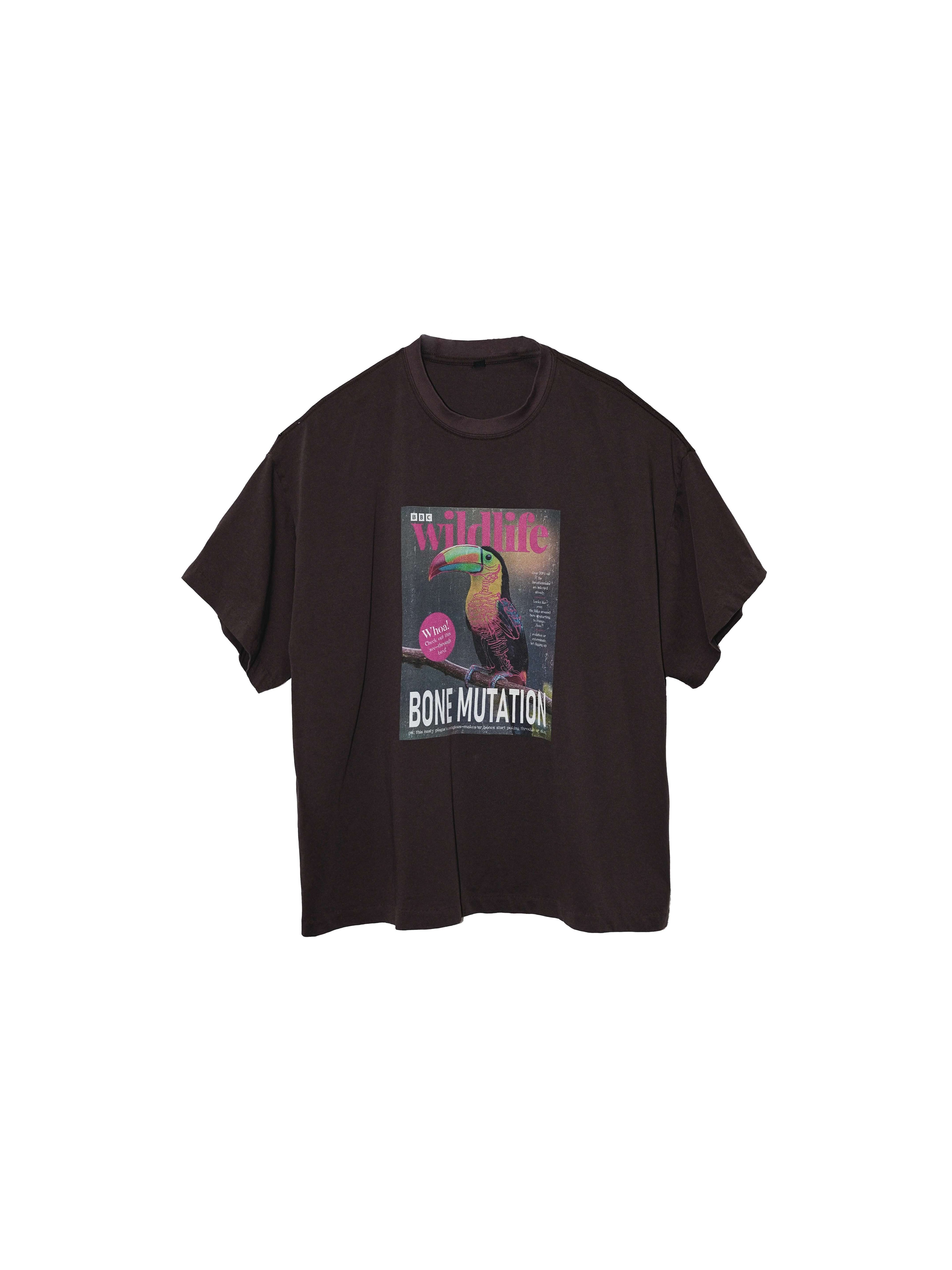 LIBERAFIT Vintage Poster and Skeleton Print Graphic Tee