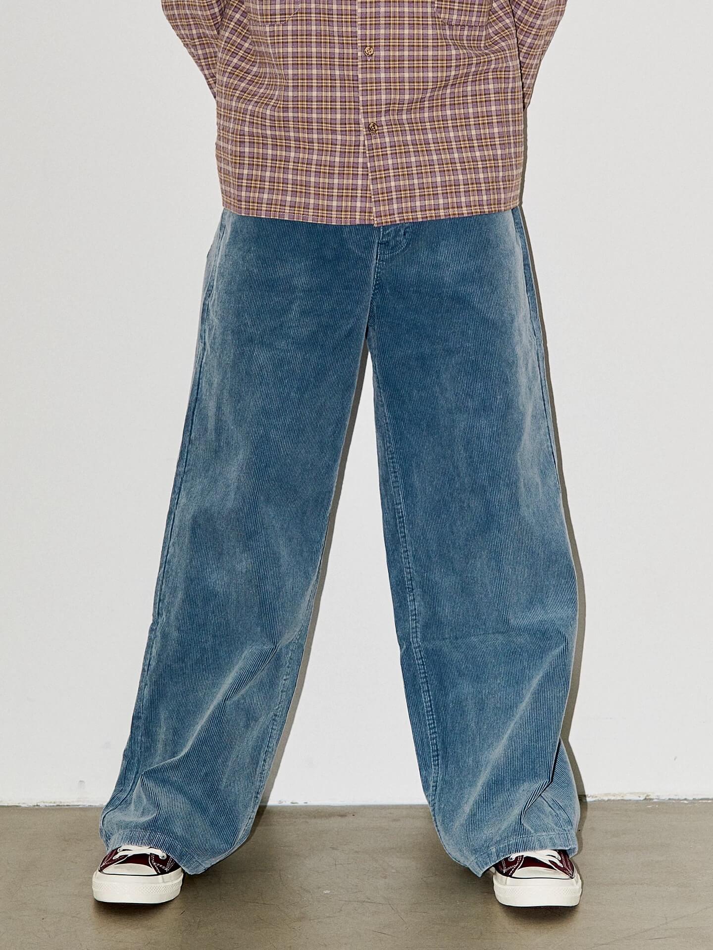 LIBERAFIT Vintage Corduroy Baggy Pants