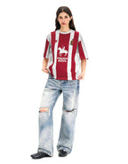 F3F Select Hand Painted Stripe Short Sleeve Soccer Tee